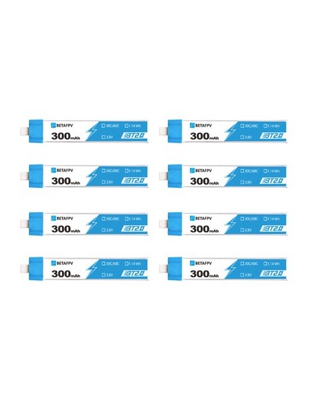 Bateria dron 300mah (pack 8 ud.)